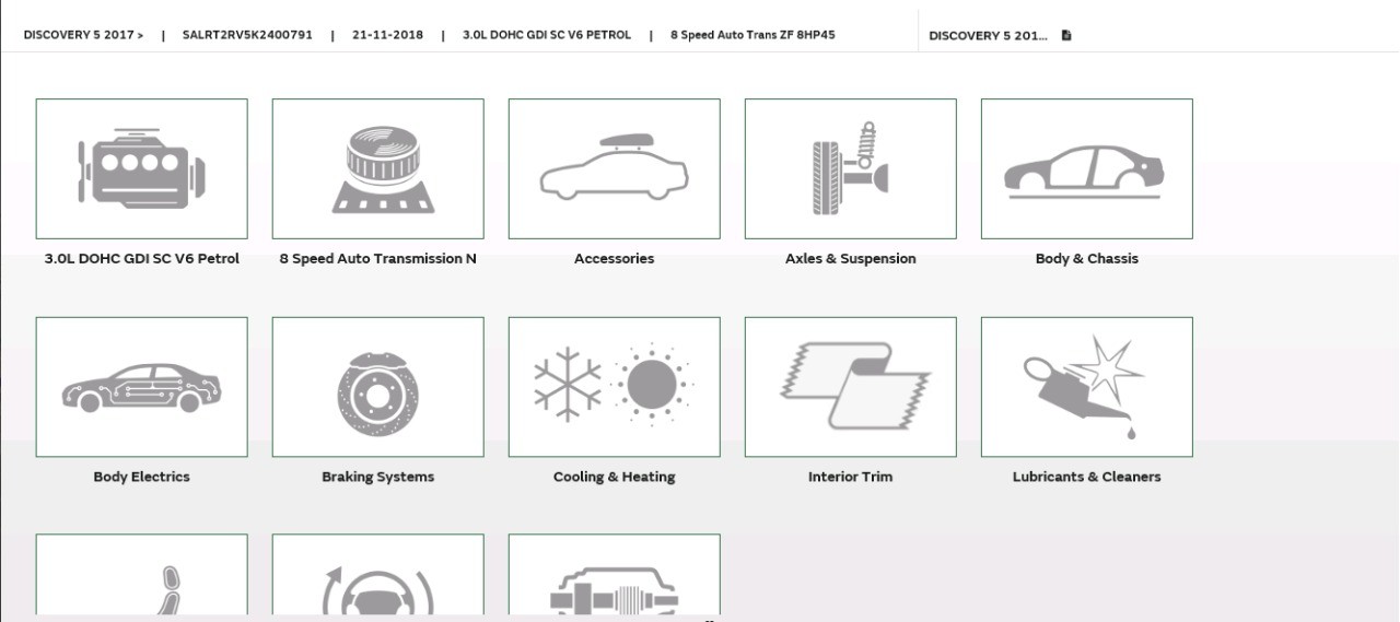 أرقام قطع غيار جاكور