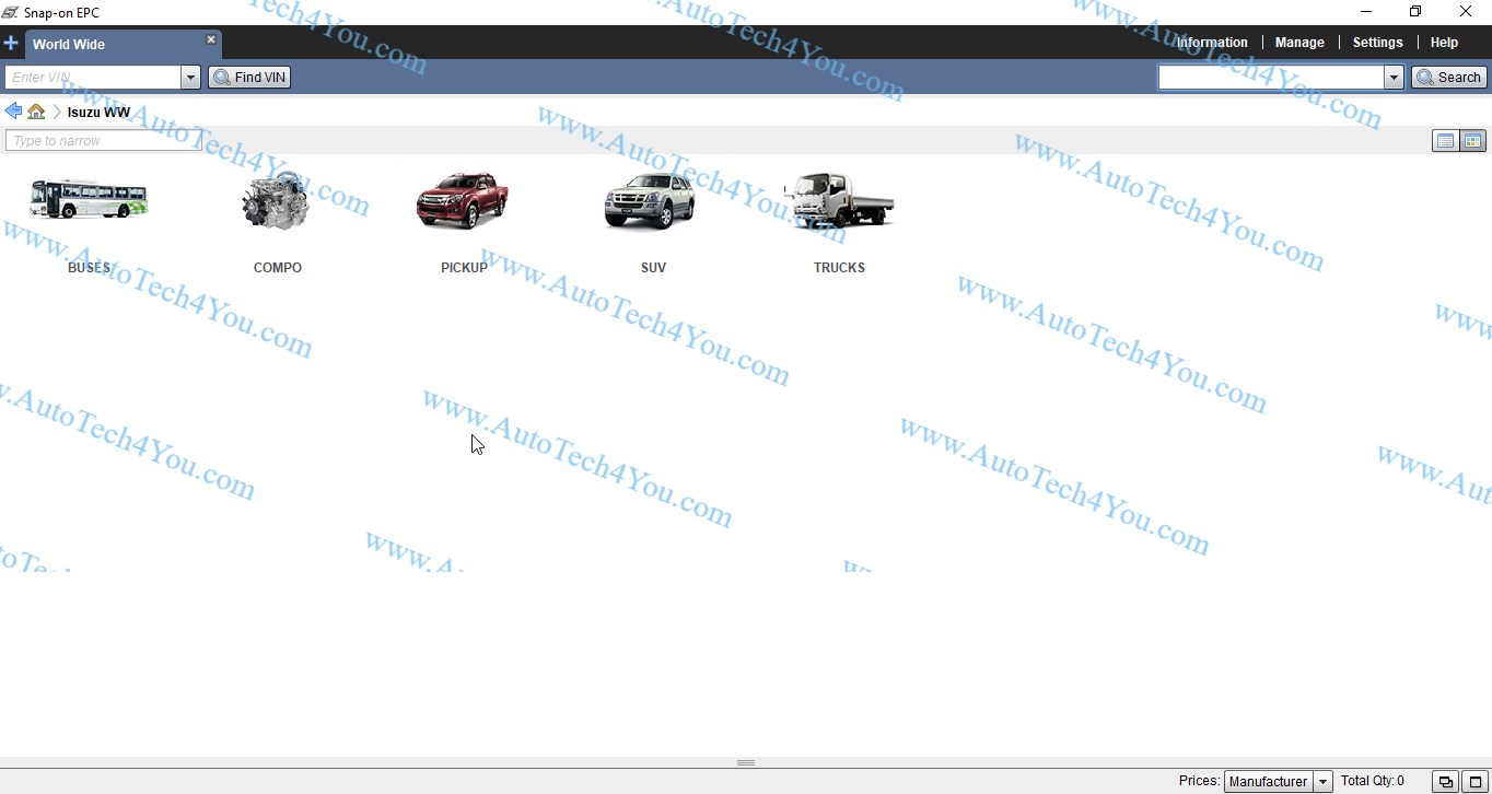 برنامج قطع غيار ايسوزو