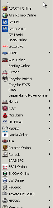 All Cars EPC online 