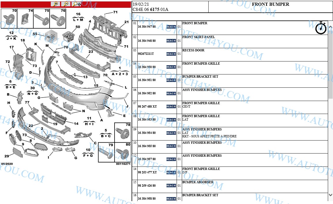 قطع غيار ستروين 