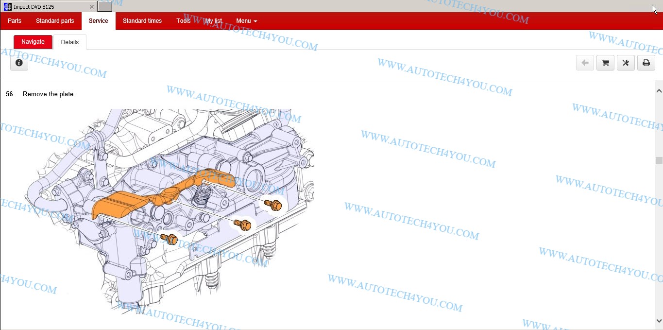 كتالوج صيانة شاحنات رينو