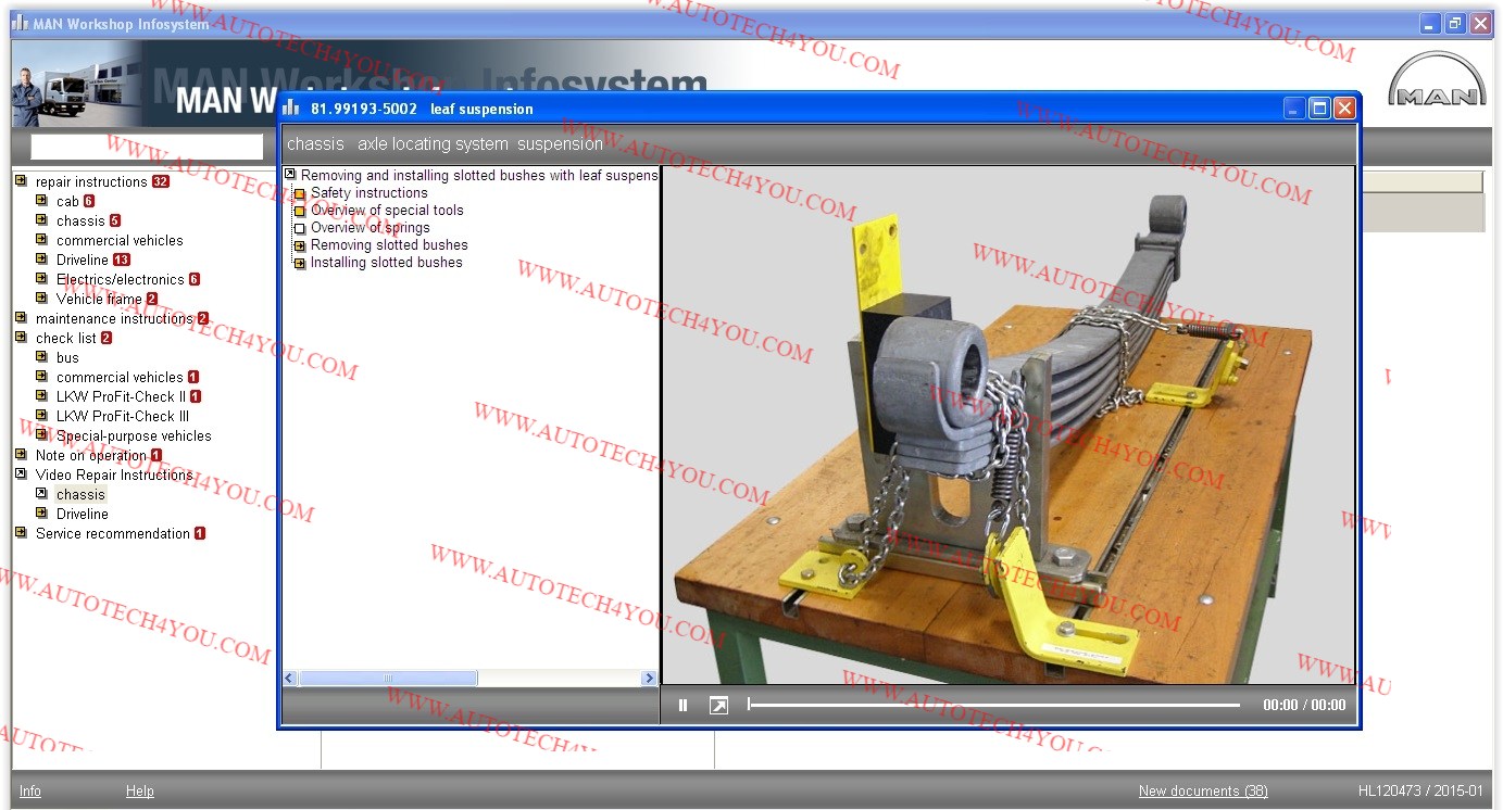 صيانة اجزاء التعليق والعفشه 