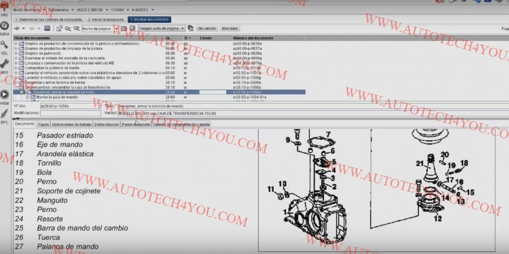 شرح اجزاء ميكانيكه مرسيدس 