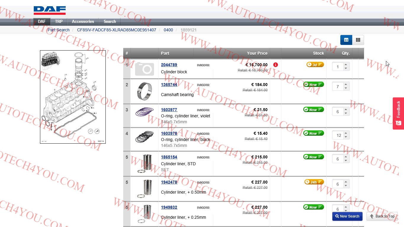 كتالوج قطع غيار 