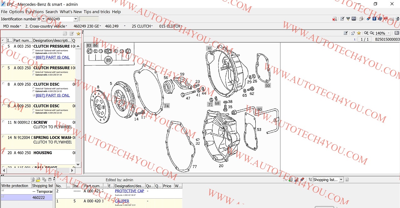 قطع غيار فتيس لمرسيدس بنز 