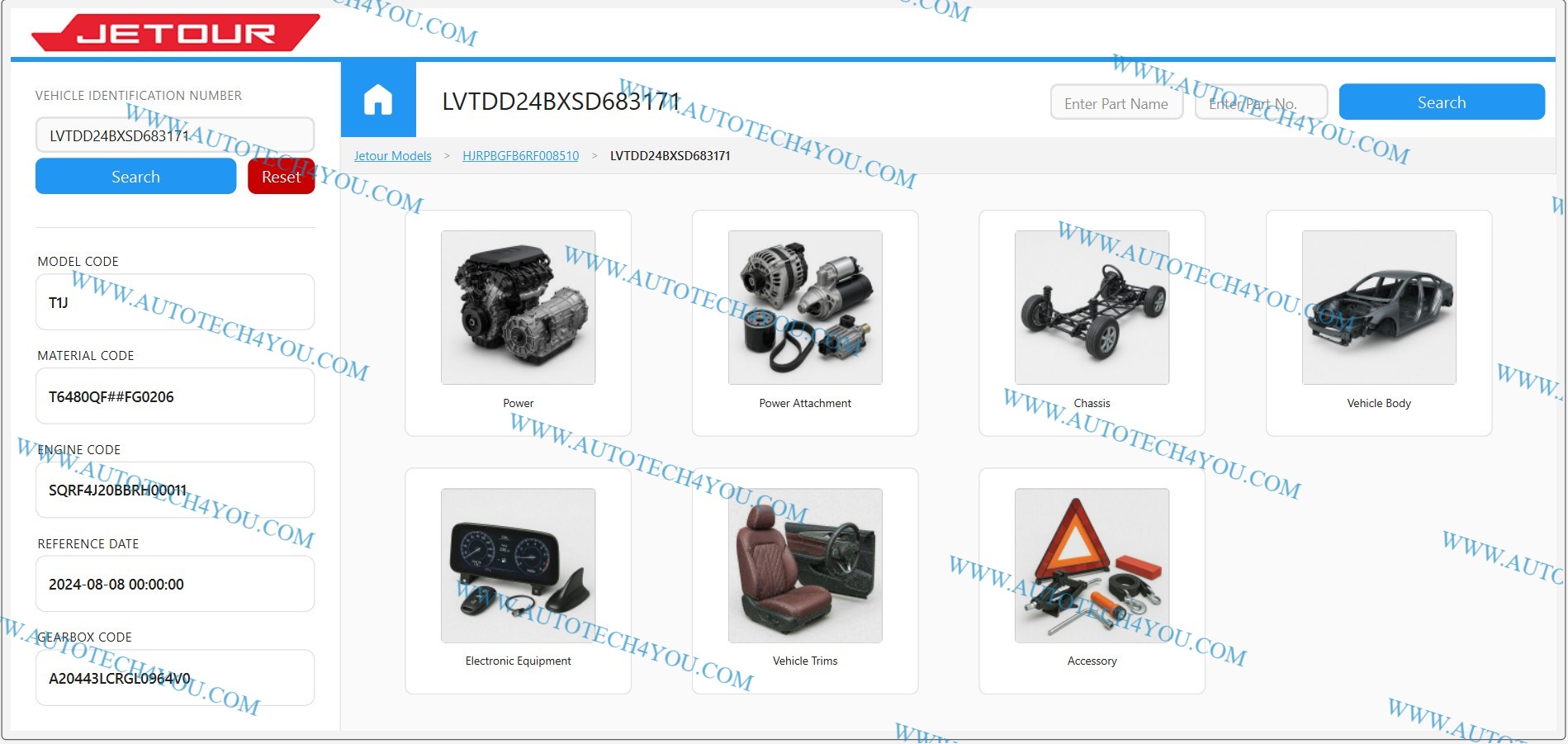 JETOUR EPC Online 2026